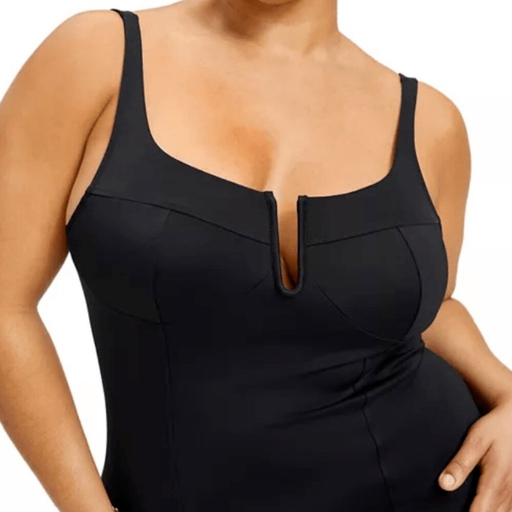 Good American Scuba U Corset Midi Dress - Picture 6 of 6